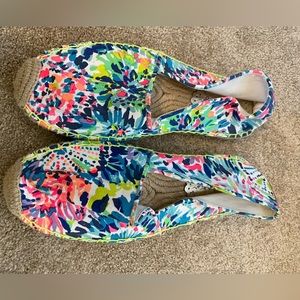 Lilly Pulitzer Lia Espadrilles EUC Size 10